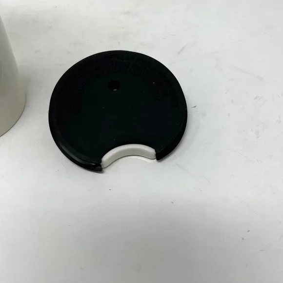 (SOLD)Starbucks Coffee White Porcelain and Gold Graphic Mug w/ Lid and Box - Picture 5 of 12